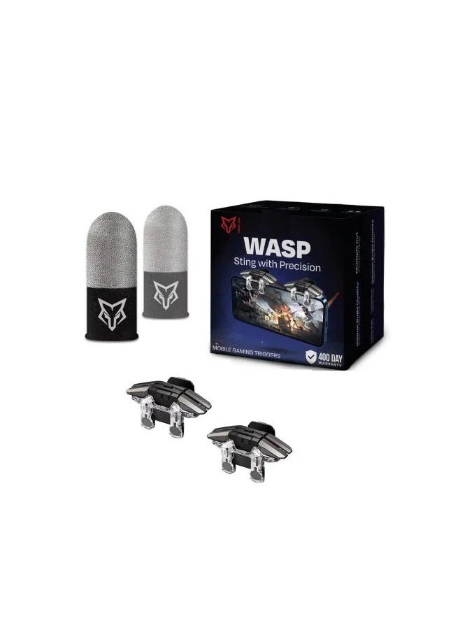 WASP Gaming Control Buttons – 4 Standard Buttons - Image 1