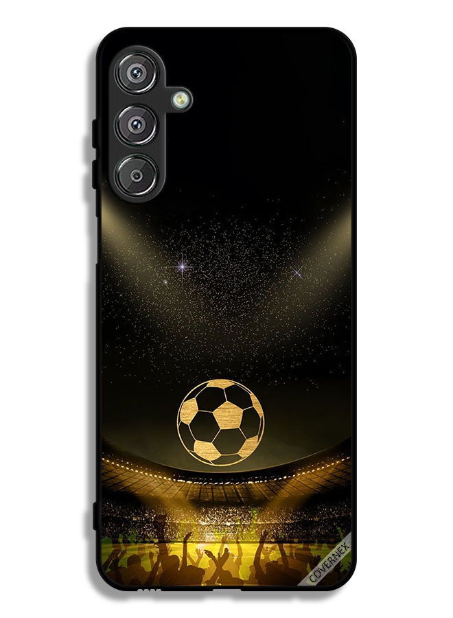 Covernex Samsung Galaxy A16 4G Protective Case Cover Black Retro Football Movie Background  - Image 1