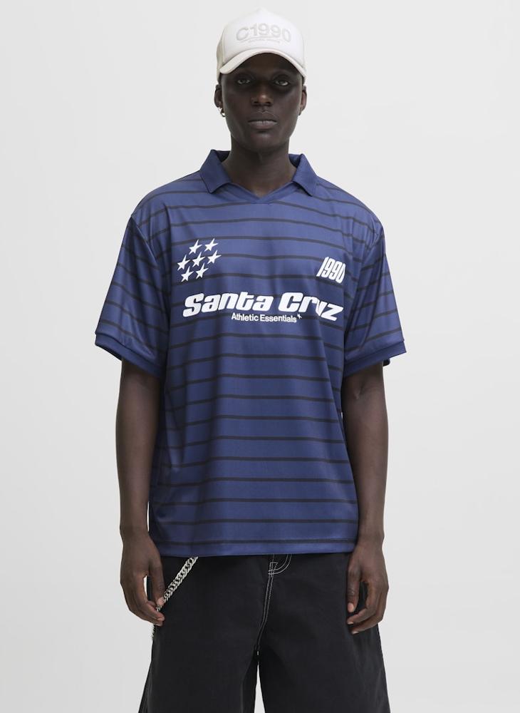 جاك اند جونز بولو مخطط - Image 1