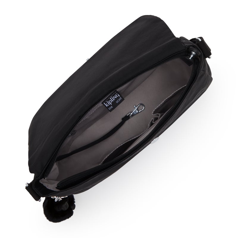 kipling Earthbeat M Black Noir Medium Crossbody - Image 3