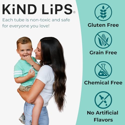 Kind Lips Vanilla Lemon Organic Lip Balm Natural Moisturizing Lip Care 2 Pack - Image 5