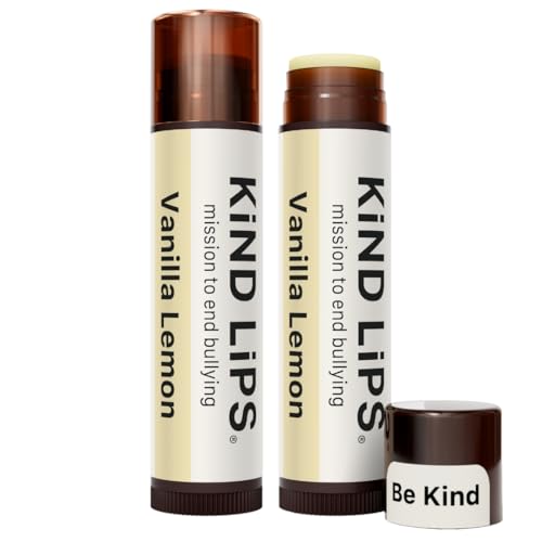 Kind Lips Vanilla Lemon Organic Lip Balm Natural Moisturizing Lip Care 2 Pack - Image 2