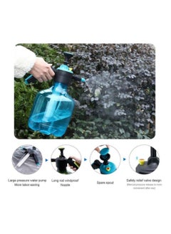 Alissa 3L Pneumatic Spray Bottle Large Capacity Watering Can With Adjustable Pressure Nozzle Household Plants Flowers Watering Kettle Watering Pot Garden Mister Sprayer (Blue)  - Image 4