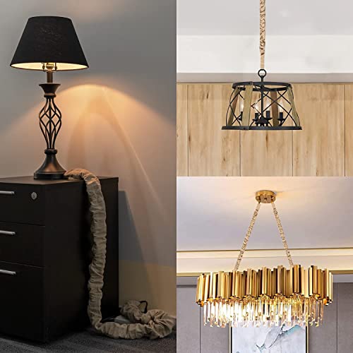 Qc Fabric Cord Cover, Chandelier Chain Sleeve, 4 feet Length Natural Linen Burlap Wire Covers Use for Ceiling Lighting, Electrical Wires on Floor, Lamps Cable Management, Swings Chain Cover Decorative - Image 5