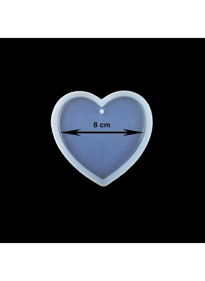 Hobizubi Heart Magnet Resin Epoxy Mold - TM4  - Image 2