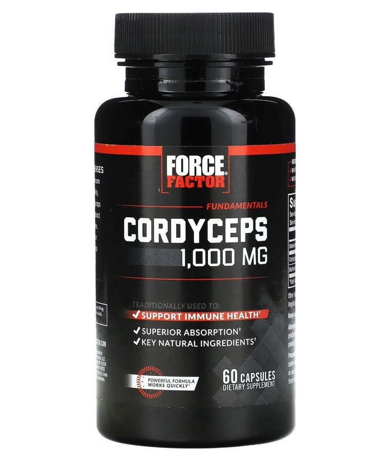 Force Factor Fundamentals Cordyceps 60 Capsules