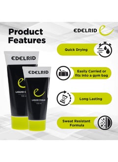 EDELRID Power Liquid Chalk For Superior Grip And Sweat Free Hands For Gym, Weightlifting & Bodybuilding, Rock Climbing, Bouldering, Gymnastics And Crossfit, 1 X 100 Ml  - Image 2