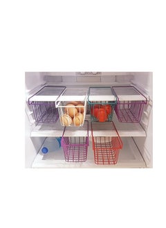 Spaceshoop Under Shelf Basket Wire Hanging Shelves Storage Rack Slide in Baskets Organizer  - Image 3