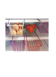 Spaceshoop Under Shelf Basket Wire Hanging Shelves Storage Rack Slide in Baskets Organizer  - Image 2