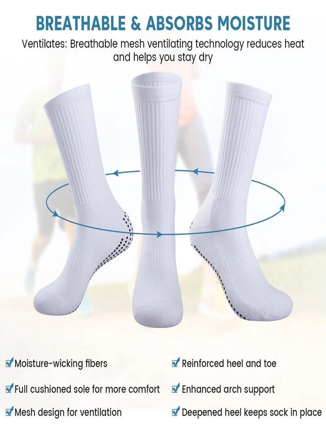 TANSTC Grip Socks for Men Women - Anti Slip Soccer & Yoga Non Slip - Image 2