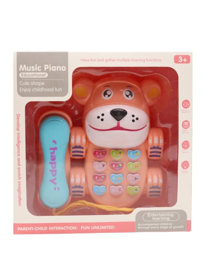 3-in-1 Piano and Telephone Toy for Children - Image 1