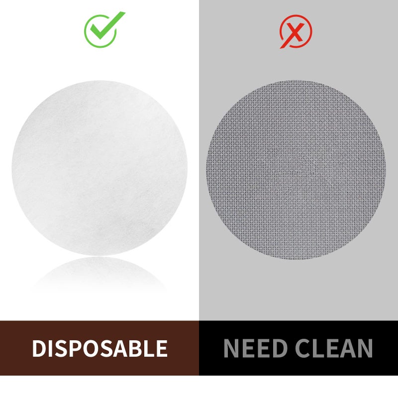 brikinte 1000 Pcs Coffee Paper Filter for Espresso Coffee Maker, 58 mm Unbleached Espresso Filter Puck Screen Portafilter Paper Compatible with Breville Barista, Mr. Coffee and Other Espresso Machine - Image 3