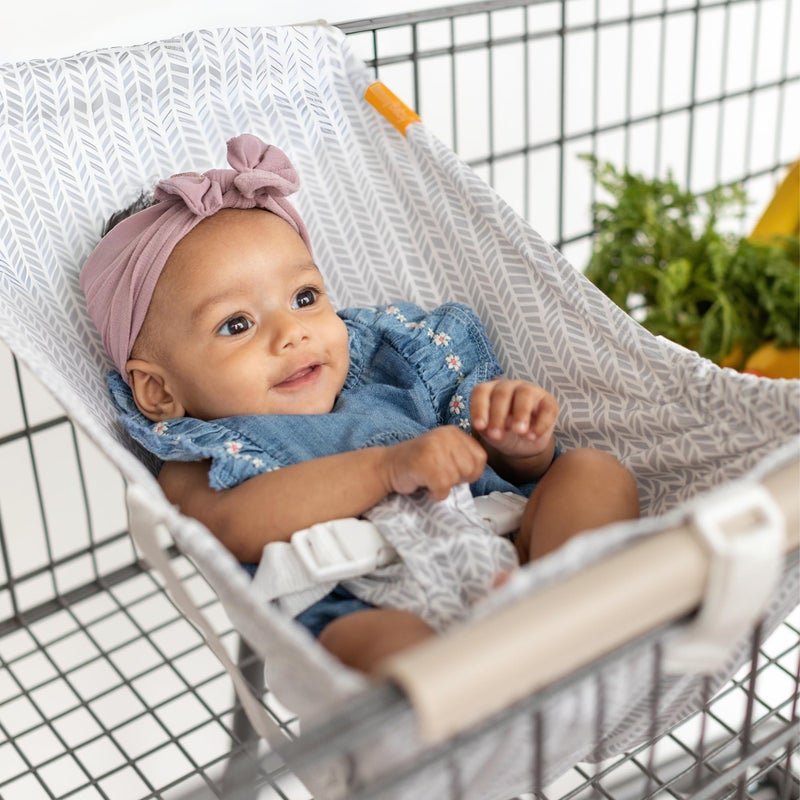 Binxy Baby Binxy Baby Shopping Cart Hammock for Infants and Toddlers Babies for All Car Seat Models Grocery Capacity of up to 50 lbs Little Arrow