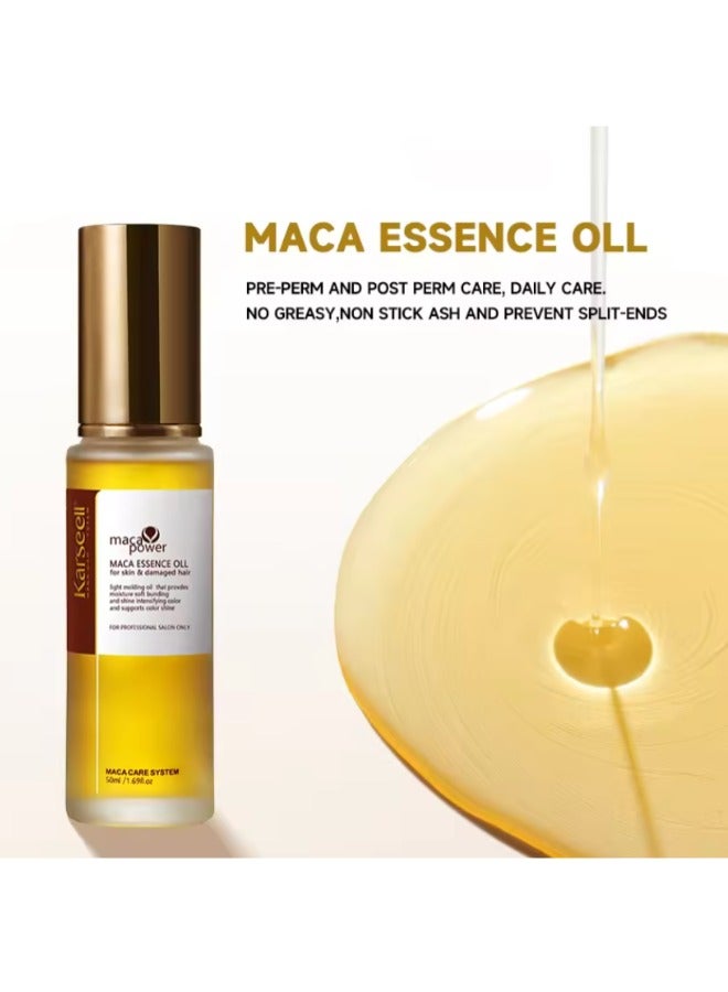 كارسيل مجموعة كارسيل الفاخرة للعناية بالشعر - ترطيب وإصلاح شامل: شامبو مكثف 500 مل - بلسم ترطيب عميق 500 مل - زيت سيروم بزيت الأرغان 50 مل - Image 4