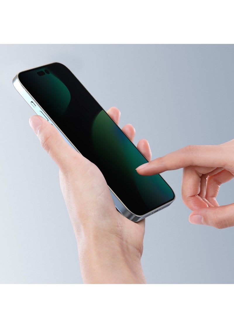 Devia iPhone 14 Pro Max Screen Protector ensures that your screen is protected from scratches and shocks while maintaining your personal privacy. Thanks to the double-tempered glass and supports quick fingerprint recognition - Image 3