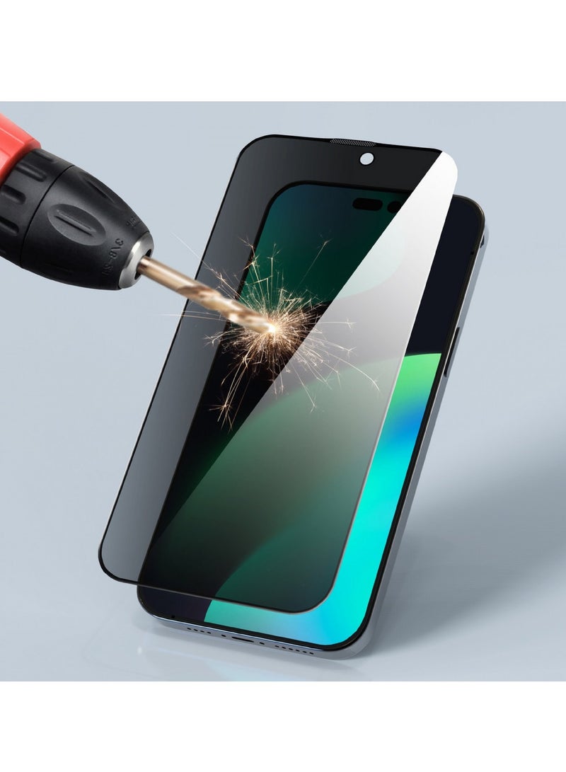 Devia iPhone 14 Pro Max Screen Protector ensures that your screen is protected from scratches and shocks while maintaining your personal privacy. Thanks to the double-tempered glass and supports quick fingerprint recognition - Image 5