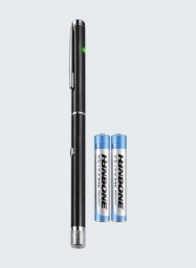 Bhajanlal Greenery Ultra Powerful Green Laser Pointer Pen | with AA Cell Adjustable Cap for Presentation | Extra Disco Light Effect | Ideal for Project Design and Professional Use - Image 1