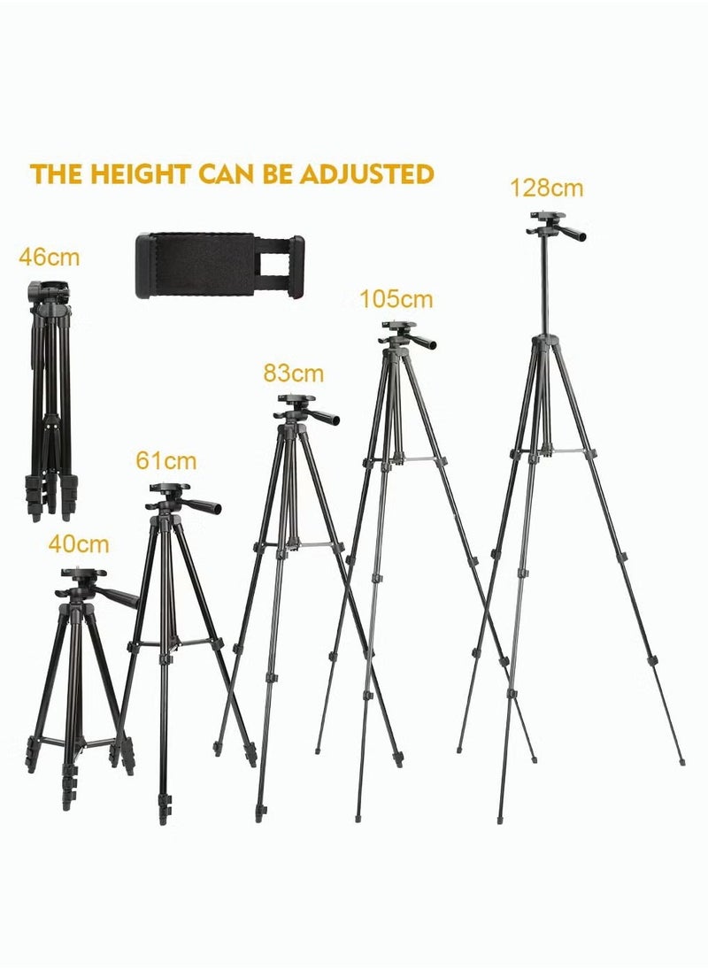 Tripod Stand Extendable Phone and Camera Stand, Bluetooth Remote for iPhone/Android Phone