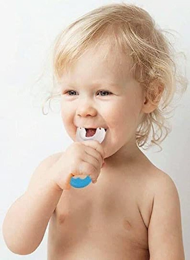 Styxon Kids U- Shaped Toothbrush for Kids Manual Whitening Toothbrush Silicone Brush Head for Kids Children Infant Toothbrush For 2-10 Years Mouth-Cleaning (Multicolor, Pack of 1) - Image 3