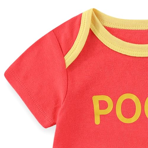 Disney Winnie the Pooh Baby Boys Short Sleeve Bodysuit with Hat and Booties 3 Piece Set for Newborn and Infants - Image 3