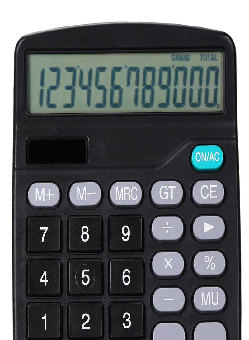 Desktop Calculator 12 Digit Large and LCD Display Big Button Calculators Solar Power and Battery Operated Suitable for Office School Home for Kids Students Accountant - Image 4