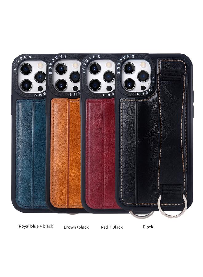 S-TOP Case For iPhone 12 Pro Photo Frame Card Wallet Wrist Strap Holder Back Cover Phone Case - Image 2