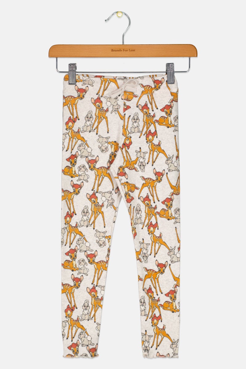 NAME IT بنطلون سحب للأطفال الفتيات بطباعة جرافيك، متعدد الألوان - Image 1