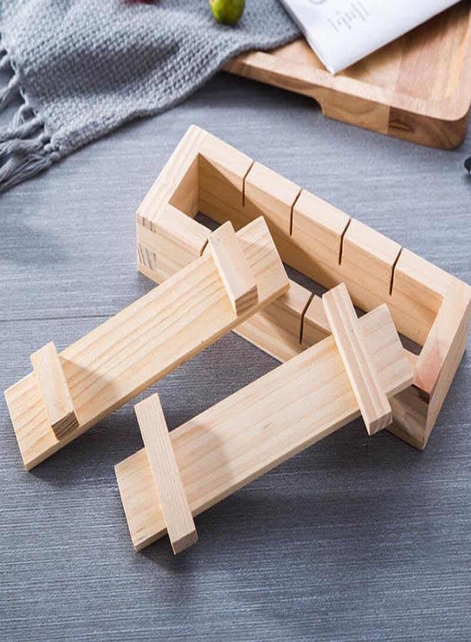 JapanBargain, Wooden Oshizushi Press Mold 8.5" x 2.75", Rectangular Pine Sushi Mold Box, Japanese Oshizushihako Sushi Press Maker, 3-Piece Detachable Design - Image 3