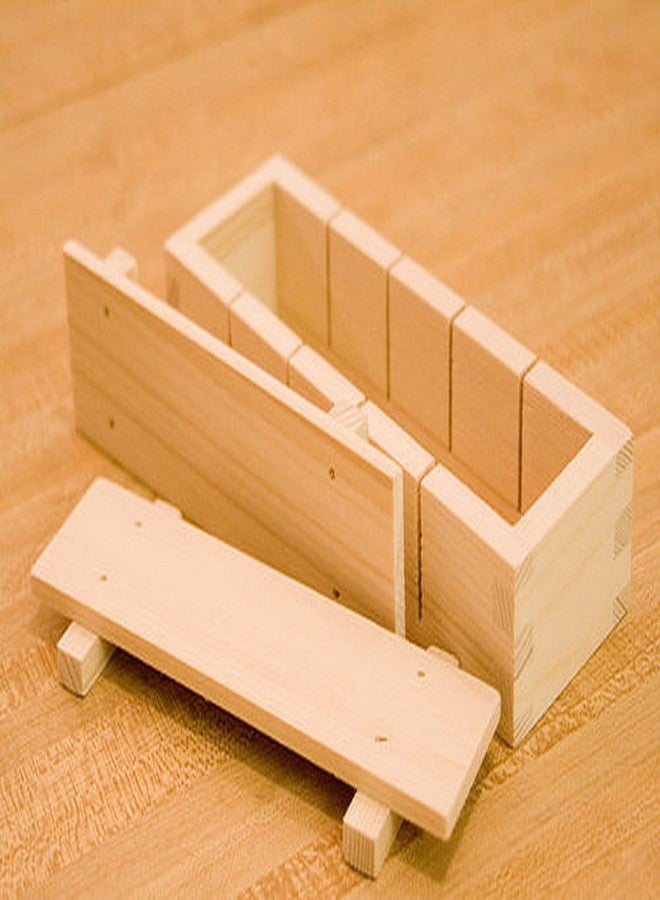 JapanBargain, Wooden Oshizushi Press Mold 8.5" x 2.75", Rectangular Pine Sushi Mold Box, Japanese Oshizushihako Sushi Press Maker, 3-Piece Detachable Design - Image 2