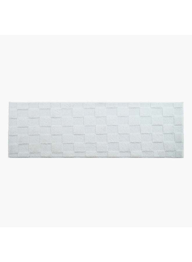 Home Box Zara Eela Jacquard Rabbit Fur Rug 230 x 75 cm  - Image 4