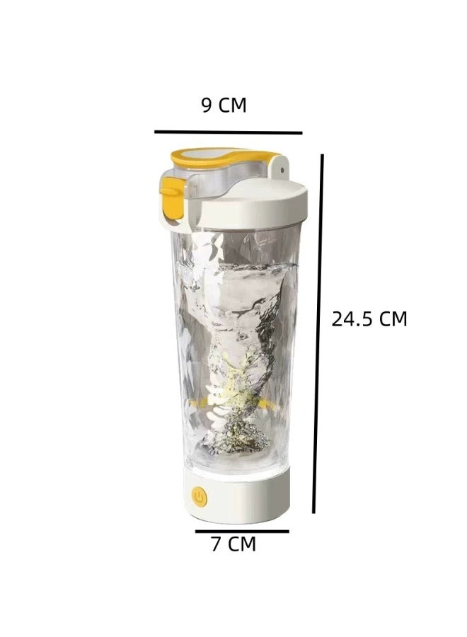 COYO Premium Electric Protein Shaker Bottle, Lockable Blender Shaker Bottles, BPA Free, USB Rechargeable Mixer Blender Cup for Protein Shakes - Image 2