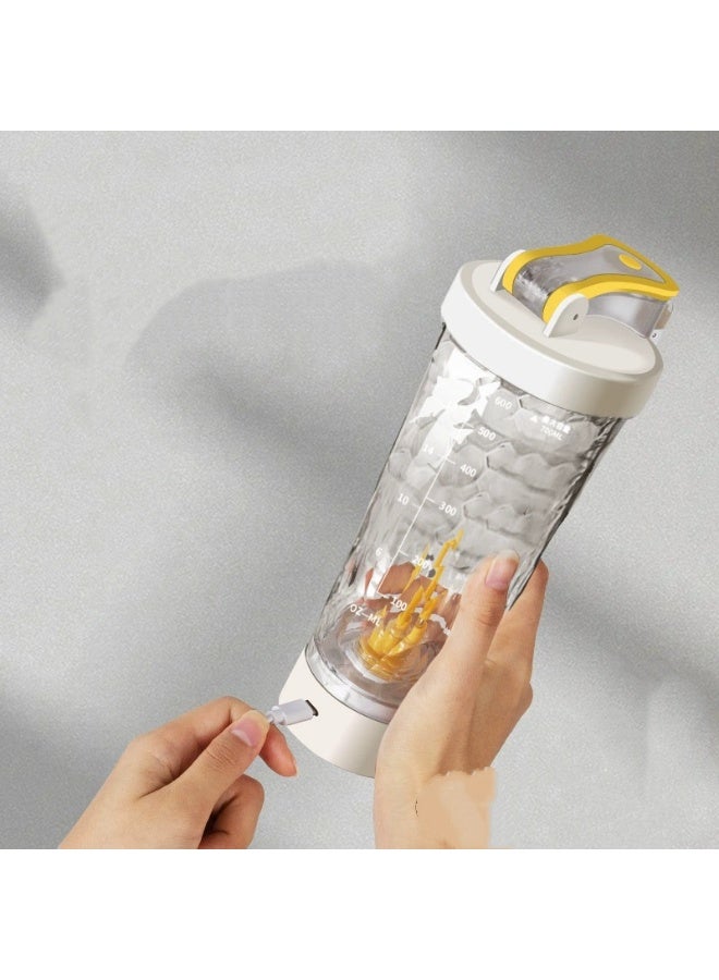 COYO Premium Electric Protein Shaker Bottle, Lockable Blender Shaker Bottles, BPA Free, USB Rechargeable Mixer Blender Cup for Protein Shakes - Image 5