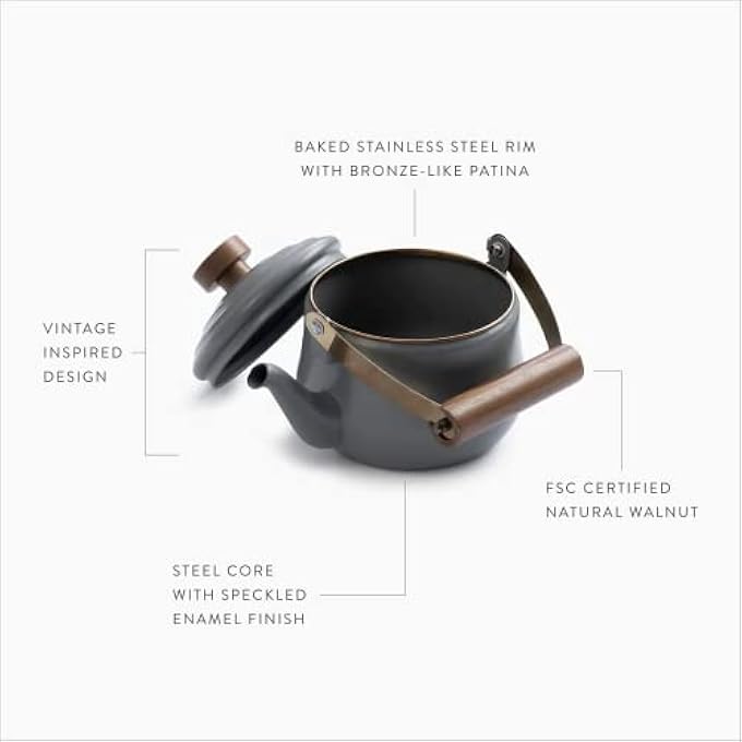 Barebones إبريق شاي من المينا - Image 5