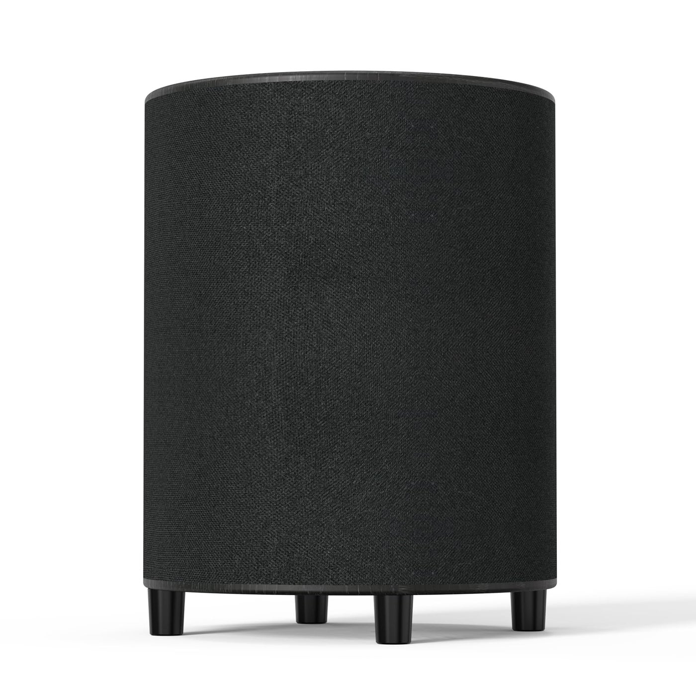 LITTOAK Powered Subwoofer, 6.5’’ Sub with DSP, Up to 100 Watts Home Theater Subwoofers, Down-Firing Subs, Class-D Amp, 40-250Hz, Low Pass dial, Phase Switch, Big Bass, Black