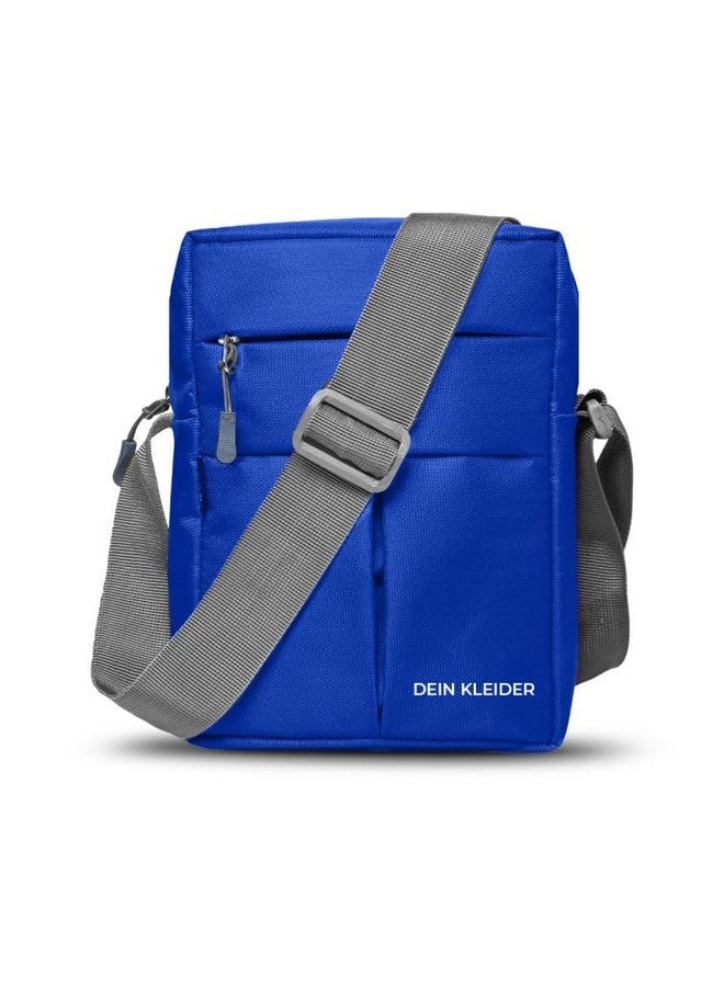 DEIN KLEIDER Unisex Nylon Sling Cross Body Travel Bag (Dark Blue) - Image 1