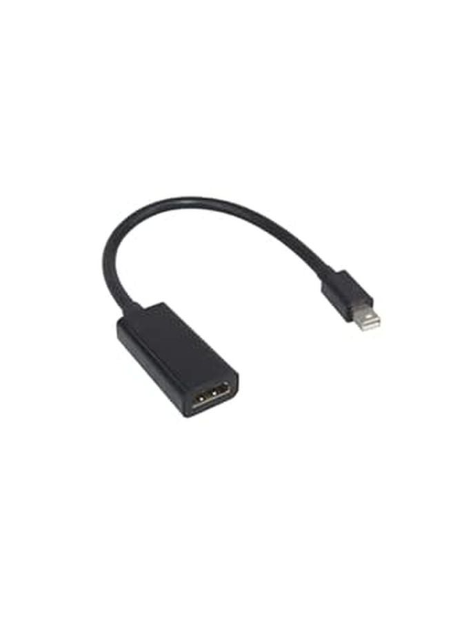 محول كابل Mini DisplayPort إلى HDMI باللون الأسود للشاشة والكمبيوتر المحمول - اتصال سلس - Image 1