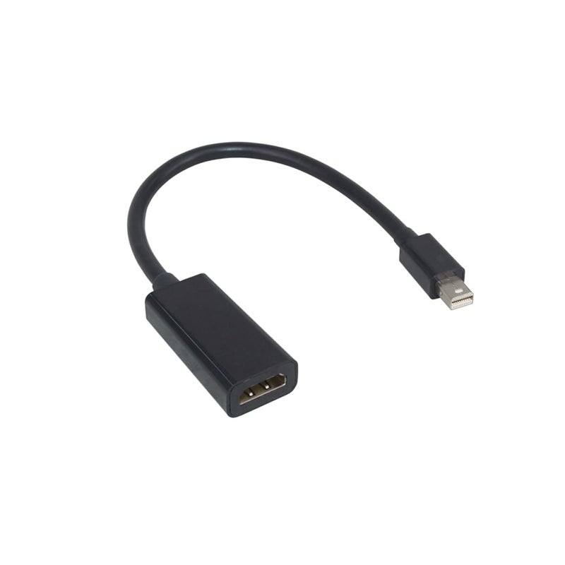 محول كابل Mini DisplayPort إلى HDMI باللون الأسود للشاشة والكمبيوتر المحمول - اتصال سلس - Image 2