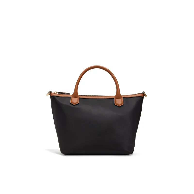 Heathyr Black Top Handle Bag