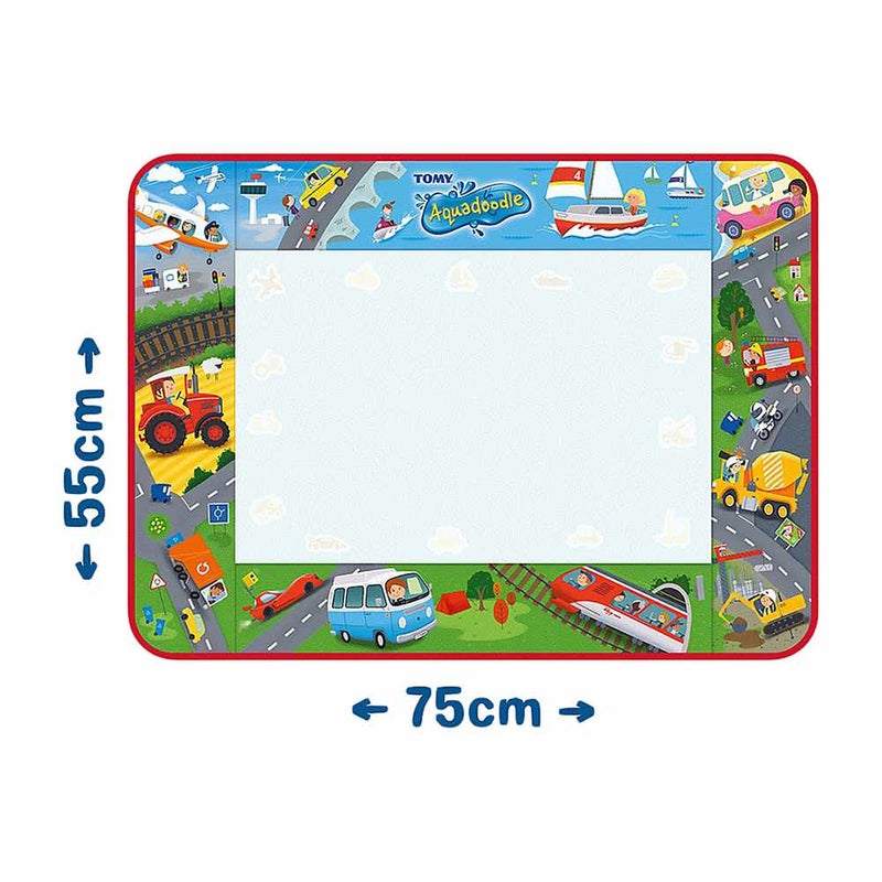 Tomy Aquadoodle Vehicle Adventure Drawing Mat (75 x 55 cm) - Image 1
