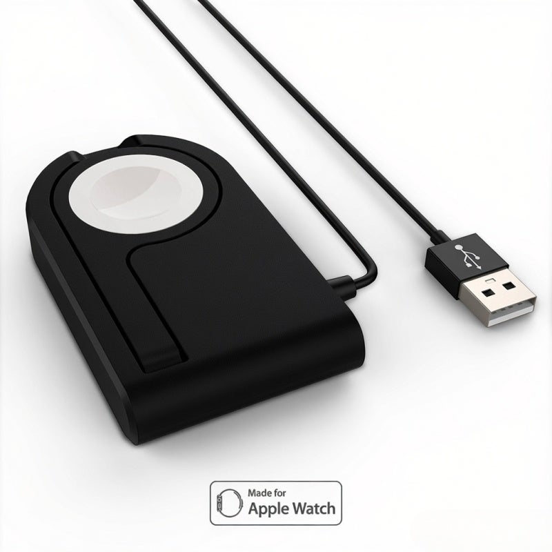 Magnetic Charger Foldable Dock: Smart Magnetic Charging, Foldable Adjustable 45° Angle, Scratch-resistant Non-slip Base, Watch Stand for Switch Watch Series 1 & 2 38mm 42mm, Nightstand Mode & Portable - Image 3