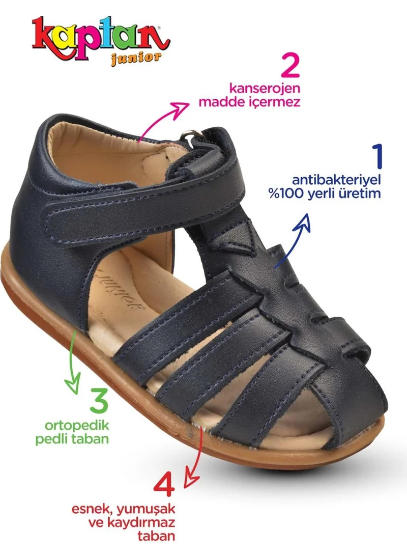 كابتن جونيور Boy Baby Shoes Ilkadım Ortopedik Imle 300
