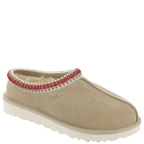 UGG Women's Tasman Slipper, Sand/Dark Cherry, 9 - Image 1