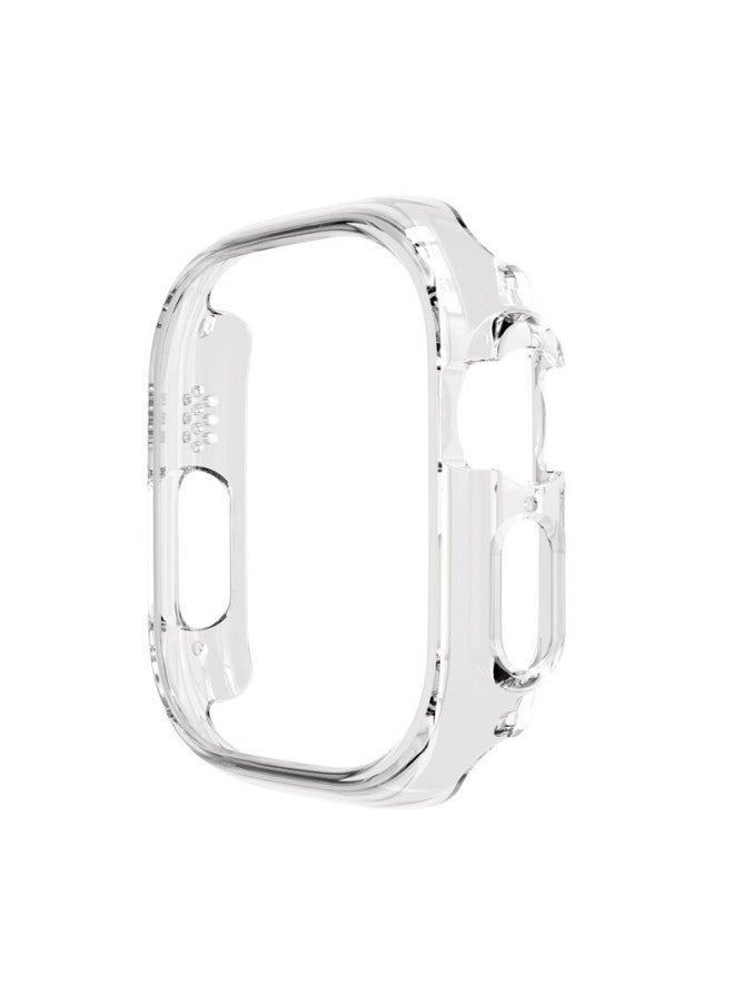 Kmaxai Compatible With Apple Watch Ultra 49mm Case, 1st/2nd Generation, Anti-scratch Hard Shell, Iwatch Dial Frame Protective Case, Transparent - Image 2
