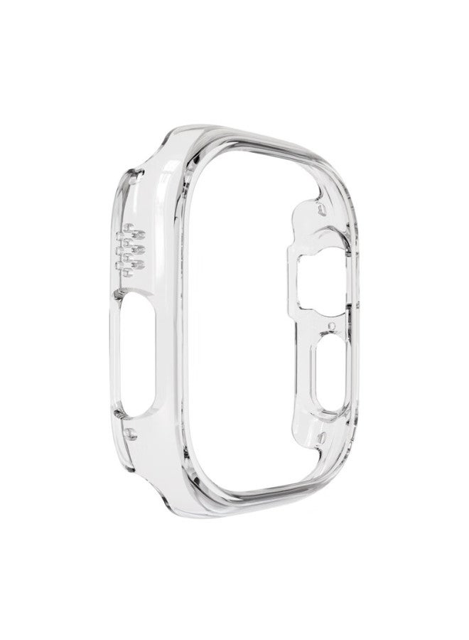 Kmaxai Compatible With Apple Watch Ultra 49mm Case, 1st/2nd Generation, Anti-scratch Hard Shell, Iwatch Dial Frame Protective Case, Transparent - Image 3