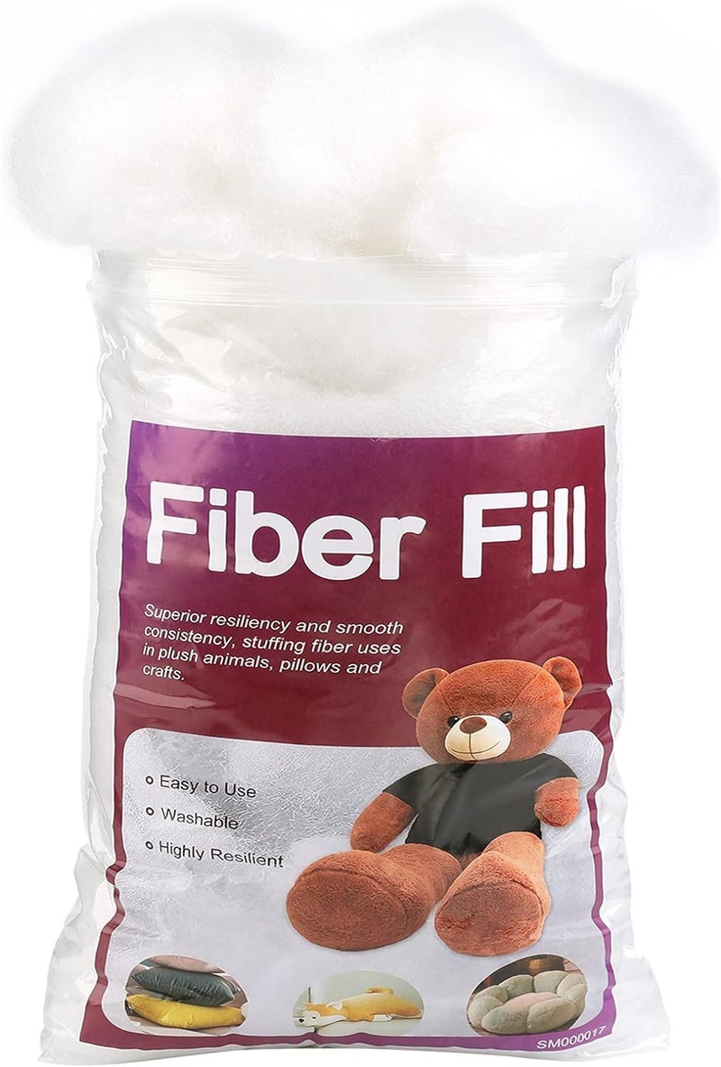 IMSMARTMART Premium Synthetic Cotton Filling - Racron Polyester Fiber | Cushions, Pillows, Toys | Non-Allergenic & Washable (2900 Grams Or 2.9 Kg) - Image 1