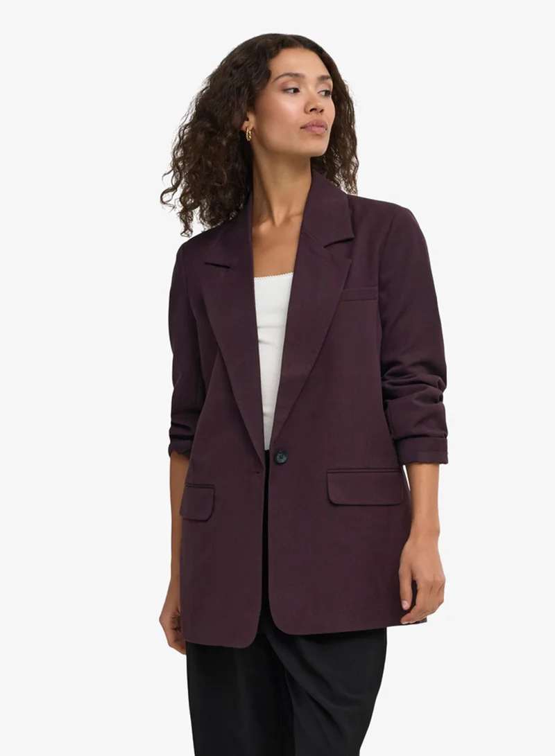 Casual Single Breasted Blazer