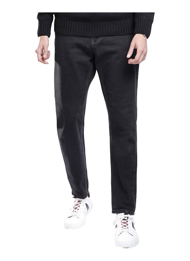 Coup - Coup Regular Fit Boy Friend Pants For Men Color Black - Image 1
