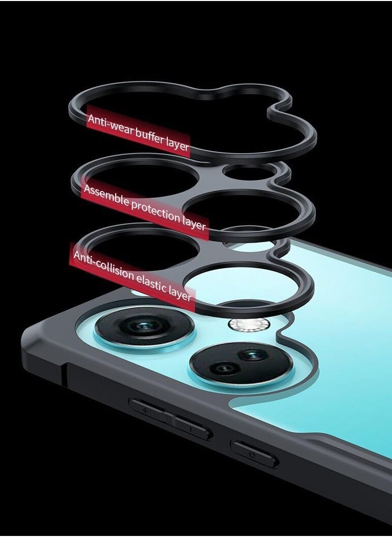 General - Oneplus Nord CE3 Case,Airbags Shockproof Bumper Shell,Camera Protection Back Transparent TPU Cover - Image 1