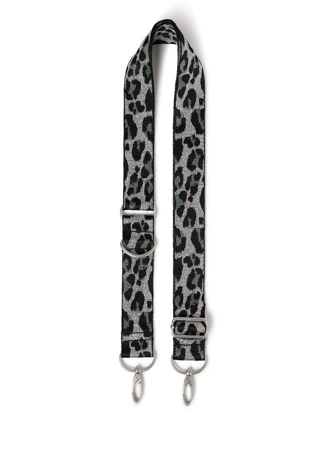 Baggallini womens Wide Strap, Silver Metallic Cheetah, One Size US - Image 1