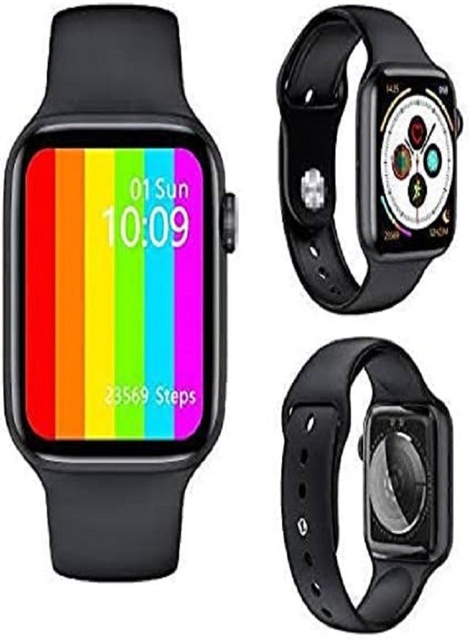 Smartwatch W26+ - 1.75 inch Full Touch HD Screen - Fitness Watch - ECG Heart Rate Monitor Waterproof Bluetooth Call - Black Color - Image 2